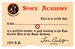 "TOM CORBETT SPACE CADET" MEMBERSHIP CARD DECODER.