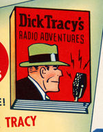 "DICK TRACY" QUAKER OATS PREMIUM SIGN.