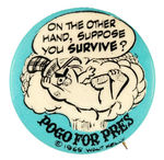 "POGO FOR PRES" FROM 1968 WALT KELLY SET.