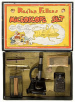 "REG'LAR FELLOWS MICROSCOPE SET" COMPLETE IN BOX.