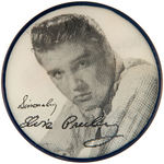 ELVIS PRESLEY/LOVE ME TENDER 1956 FLASHER BUTTON.