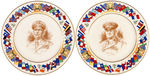 WORLD WAR II "ALLIED NATIONS COMMEMORATIVE SERIES" PLATE LOT FEATURING MILITARY LEADERS.