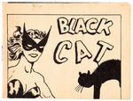 GOLDEN AGE COMIC BOOK HEROINE "BLACK CAT" 8-PAGER.