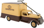 "BUDDY L PARCEL DELIVERY" TRUCK RIDING TOY.