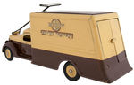 "BUDDY L PARCEL DELIVERY" TRUCK RIDING TOY.