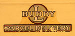 "BUDDY L PARCEL DELIVERY" TRUCK RIDING TOY.