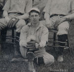 "COLUMBIA UNIVERSITY" 1905 BASEBALL TEAM PHOTO BECKETT GRADED VG 3.