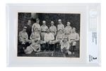 "COLUMBIA UNIVERSITY" 1905 BASEBALL TEAM PHOTO BECKETT GRADED VG 3.