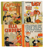 “FAMOUS FUNNIES/FAMOUS COMICS” 1934 SET OF FOUR REPRINT BOOKS.