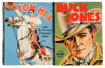 “TOM MIX/BUCK JONES” BIG BIG BOOK PAIR.