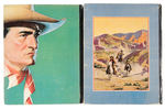 “TOM MIX/BUCK JONES” BIG BIG BOOK PAIR.