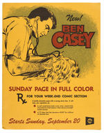 NEAL ADAMS “NEW! BEN CASEY SUNDAY PAGE” COMIC STRIP PROMO FOLDER.