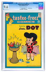 “TASTEE-FREEZ COMICS” #1 1957 CGC 9.0 CREAM TO OFF-WHITE PAGES FILE COPY.