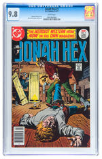 “JONAH HEX” #1 MAR.-APR., 1977 CGC 9.8 WHITE PAGES.