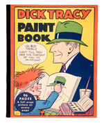 "DICK TRACY PAINT BOOK."