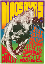 THE DINOSAURS CONCERT POSTER PAIR.