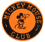 "MICKEY MOUSE CLUB" RARE SWEATER EMBLEM.