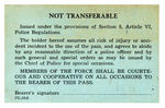 MARTIN LUTHER KING'S CIVIL RIGHTS “I HAVE A DREAM" SPEECH 1963 PRESS PASS.