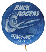 BUCK ROGERS RARE MOVIE SERIAL CLUB BUTTON.