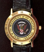 "SEAL OF THE PRESIDENT OF THE UNITED STATES" GOLD-PLATED WATCH BY INFINITY.