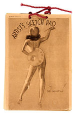 EARL MACPHERSON "ARTIST'S SKETCH PAD" MINIATURE PIN-UP BOOKLET.