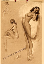 EARL MACPHERSON "ARTIST'S SKETCH PAD" MINIATURE PIN-UP BOOKLET.