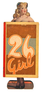 "26 GIRL" ELVGREN PIN-UP PUNCHBOARD.
