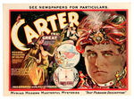 "CARTER THE GREAT" MAGIC HANDBILLS.