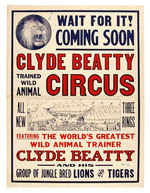 CIRCUS POSTER TRIO.