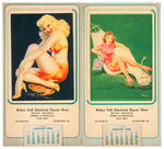 PIN-UP ARTISTS SAMPLE PRINTS & CALENDARS NINE PIECE LOT.