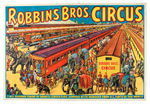 "ROBBINS BROS. CIRCUS" POSTER.