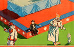 "RINGLING, BARNUM & BAILEY" CIRCUS POSTER WITH GREAT GRAPHICS.