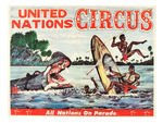 "UNITED NATIONS CIRCUS" HIPPO POSTER.