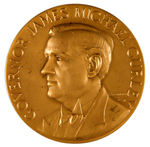 “GOVERNOR JAMES MICHAEL CURLEY” 1936 BRASS MEDAL.