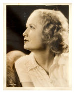 MIRIAM HOPKINS SIGNED PUBLICITY PHOTO PAIR.