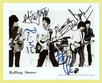 "ROLLING STONES" SIGNED PUBLICITY PHOTO.