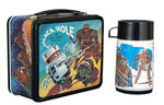 "BLACK HOLE" METAL LUNCHBOX WITH THERMOS.