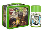 "UNIVERSAL'S MOVIE MONSTERS" METAL LUNCHBOX WITH THERMOS.