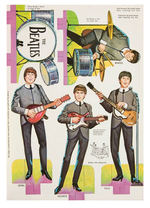 "THE BEATLES PUNCH-OUT PORTRAITS" PUNCH-OUT BOOK.