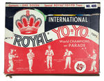 "INTERNATIONAL ROYAL YO-YO TOPS" FULL DISPLAY BOX.