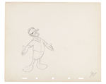 DONALD DUCK "DONALD'S DREAM VOICE" ORIGINAL PRODUCTION DRAWING.