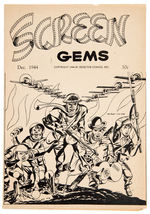 “SCREEN GEMS” ASHCAN COMIC BOOK COVER FEATURING THE BOY COMMANDOS.”