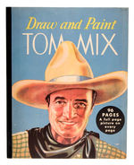 "DRAW AND PAINT TOM MIX" BOOK.