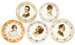 SILENT FILM STARS PLATE LOT.