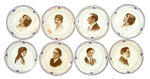 SILENT FILM STARS PLATE LOT.