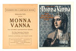 "MONNA VANNA" PUBLICITY/CAMPAIGN BOOK PAIR.