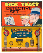 "DICK TRACY DETECTIVE SET INCLUDING FINGERPRINT OUTFIT" IN BOX.