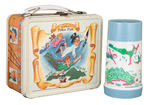 "PETER PAN" METAL  LUNCHBOX WITH THERMOS.