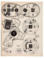 "PILLSBURY'S FARINA PRESENTS THE THREE STOOGES MOVING PICTURE MACHINE" UNASSEMBLED 1937 PREMIUM.