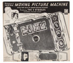 "PILLSBURY'S FARINA PRESENTS THE THREE STOOGES MOVING PICTURE MACHINE" UNASSEMBLED 1937 PREMIUM.